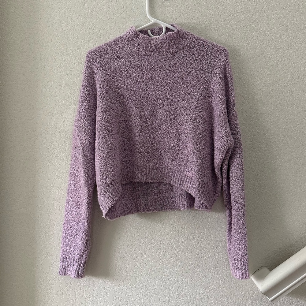 Mock neck sweater